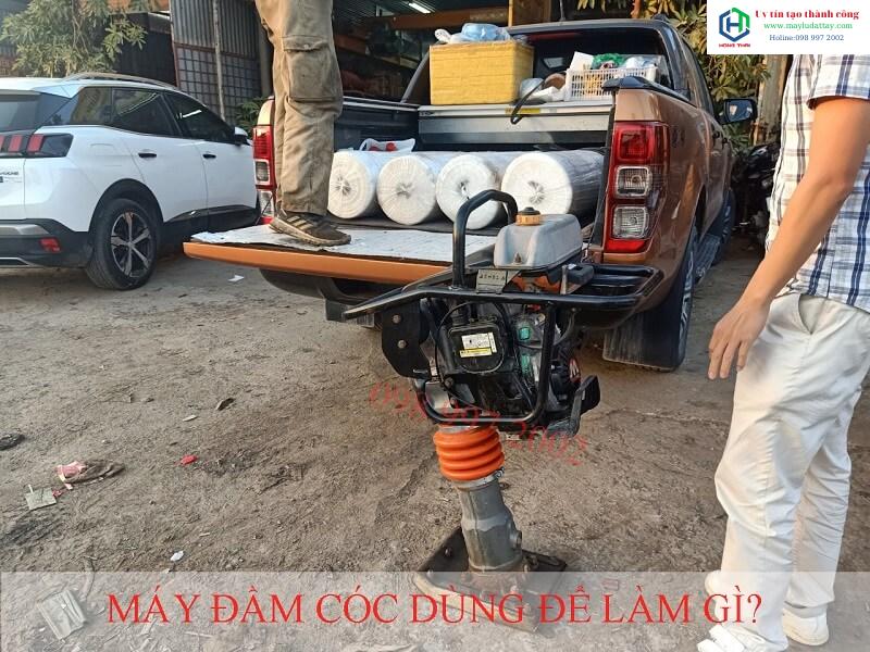 Máy đầm cóc dùng để làm gì