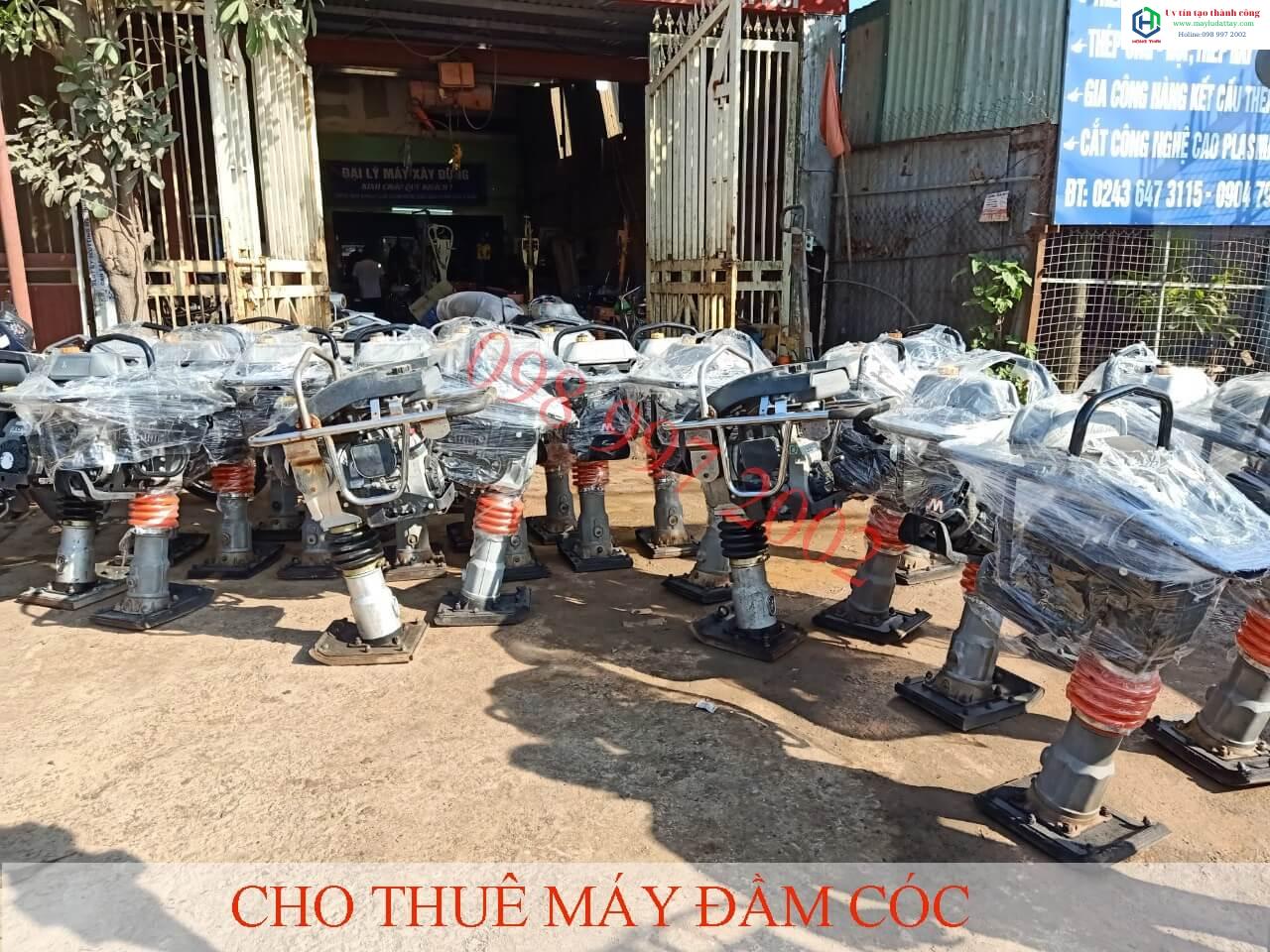thuê máy đầm cóc
