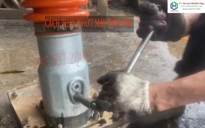 Cách thay nhớt động cơ đầm cóc