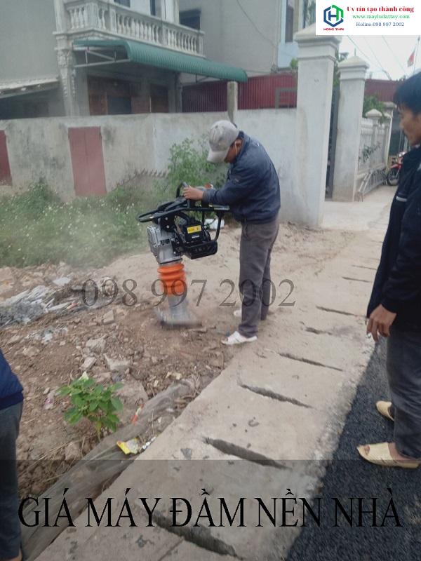 giá máy đầm nền nhà