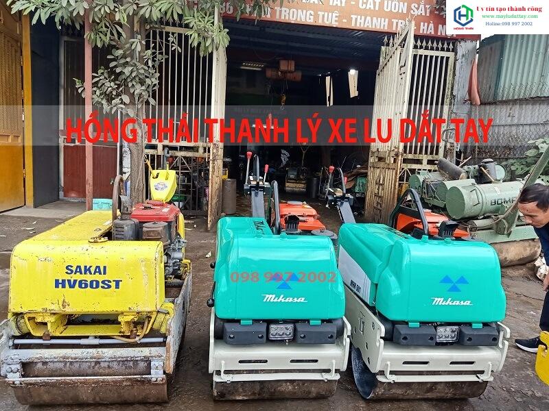 thanh lý xe lu dắt tay