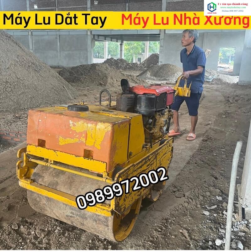 máy lu nhà xưởng