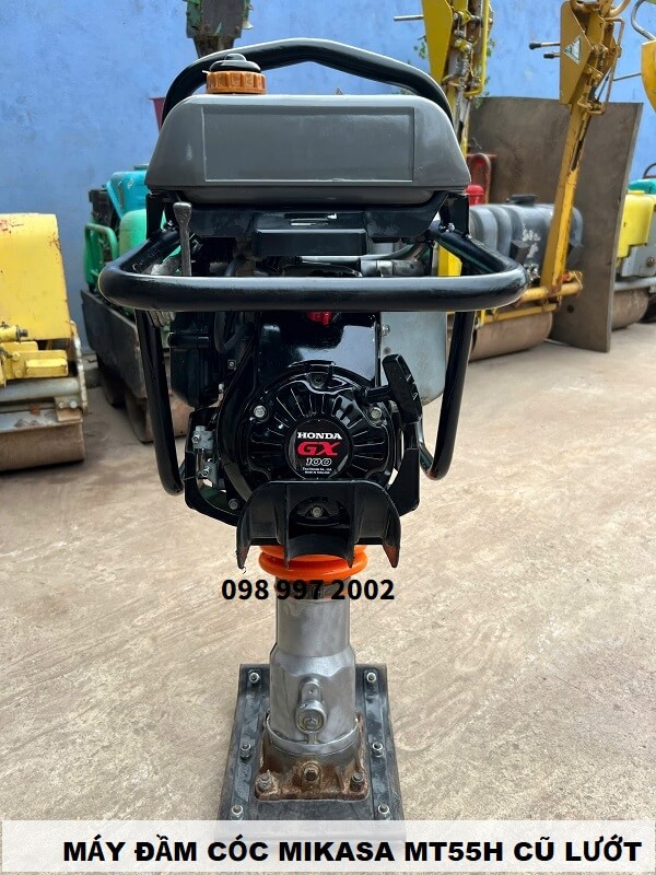 máy đầm cóc mikasa mt55h cũ